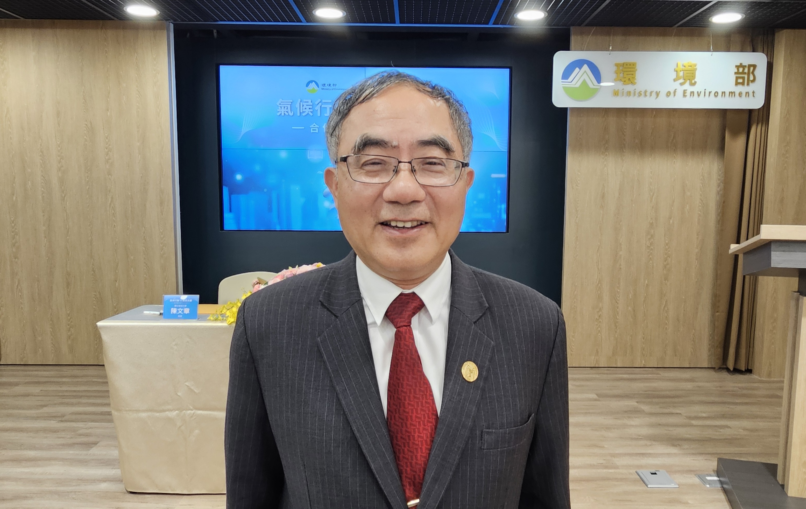 台灣大學校長陳文章。(劉品希 攝)