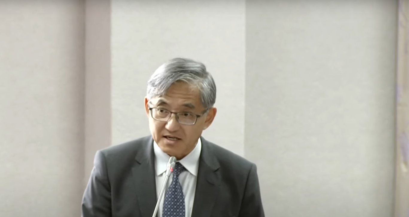 調查局局長陳白立。(翻攝國會頻道)