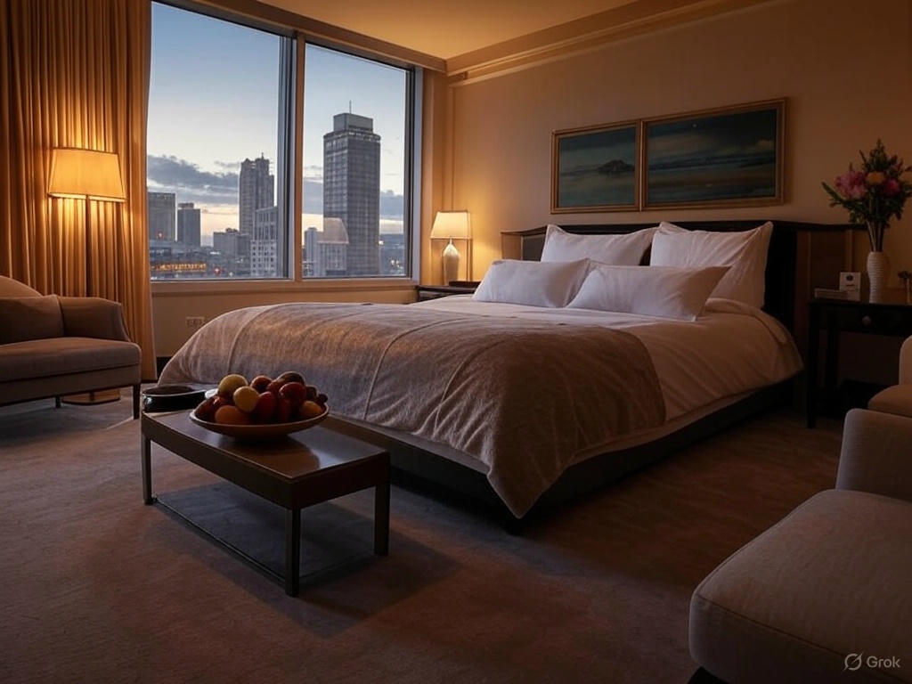 日本東京15家高級飯店遭公平會警告。示意圖。(AI生成圖)