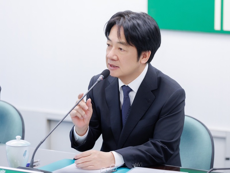 兼任民進黨主席的總統賴清德主持民進黨中常會。(民進黨提供)(圖：中央社)