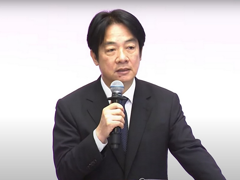 賴清德總統23日應邀出席國際大屠殺紀念日活動致詞表示，將與民主夥伴國家繼續深化合作 (圖擷自電子共訊畫面)