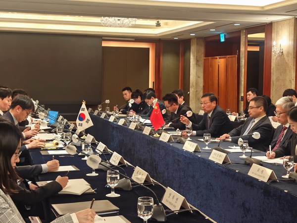 韓中舉行海洋事務對話。(圖：中國外交部)