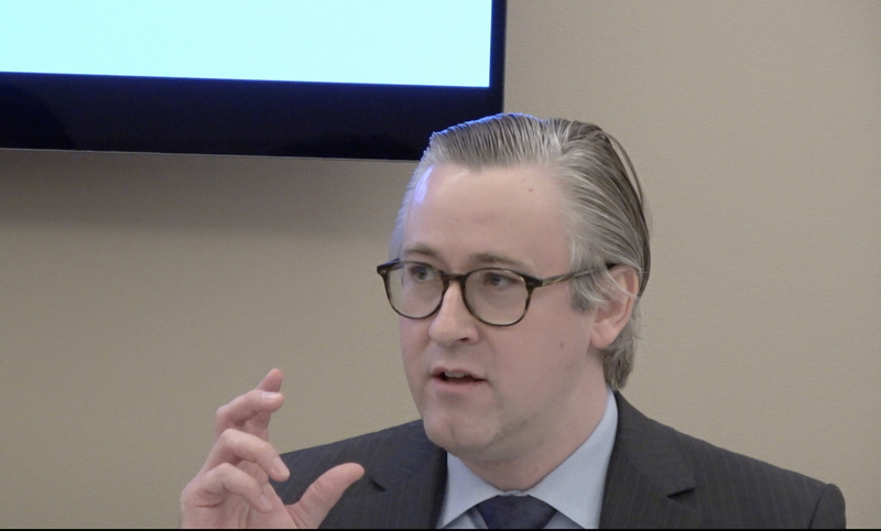 3月發布「中共對台灣的秘密行動」報告的中國問題專家孟沛德（圖）等人24日參與華府智庫全球台灣研究中心「強化美台合作，對抗中共意識形態工作與政治戰」座談。 (圖：中央社)