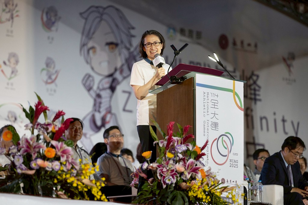 蕭副總統27日出席「114年全國大專校院運動會開幕典禮」。(圖：總統府)