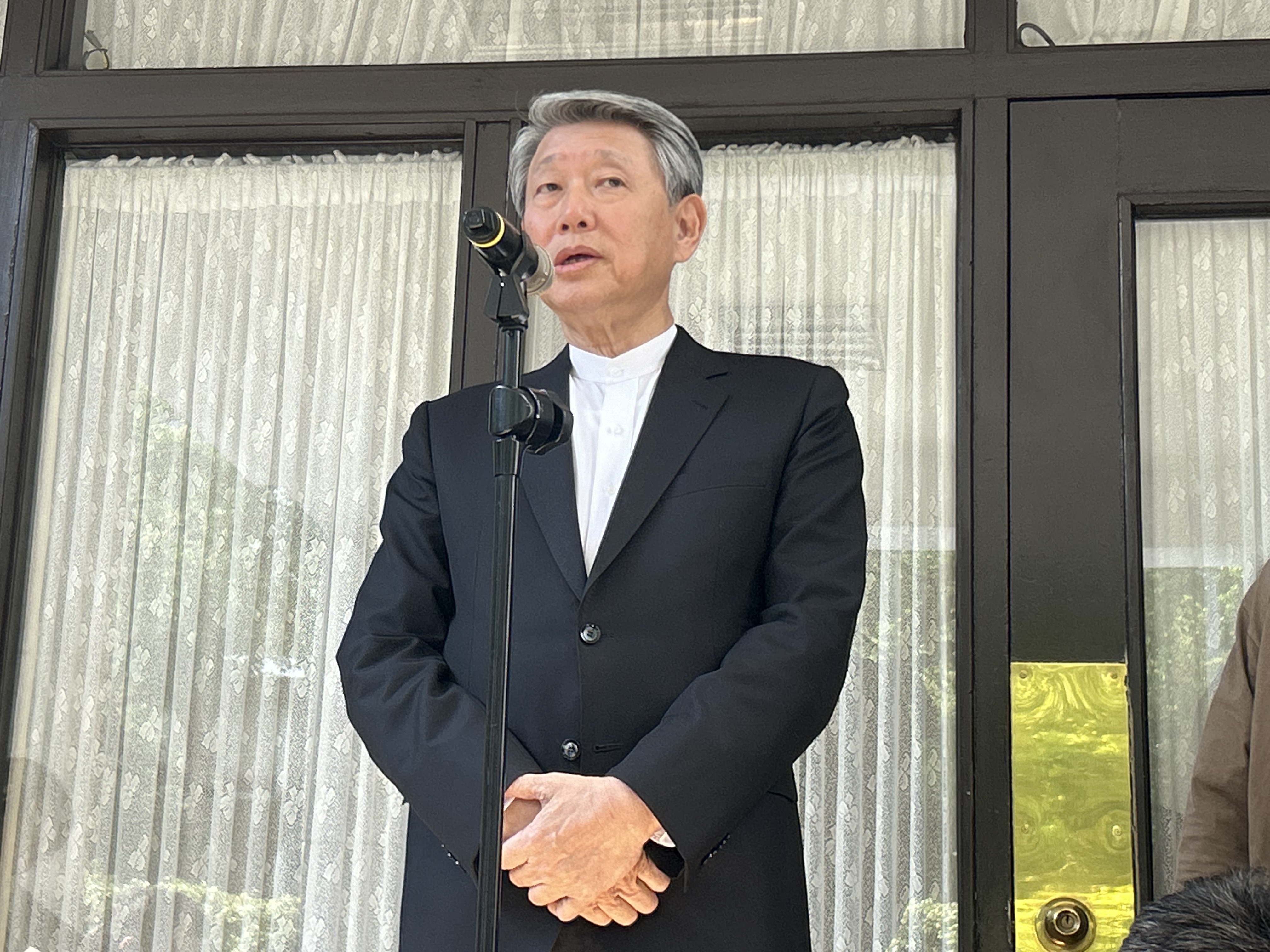 經濟部長郭智輝今天(7日)出席台日半導體科技促進會成立大會，受訪時表示台美科技互補，尤其晶片領域，相信談判團隊能夠談出對台灣較好的結果。(資料照/趙婉淳 攝)