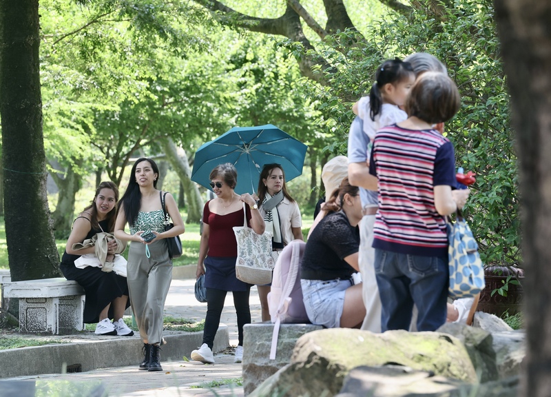 南高屏台東防高溫 未來一週2天陣雨2天晴。 (圖：中央社)