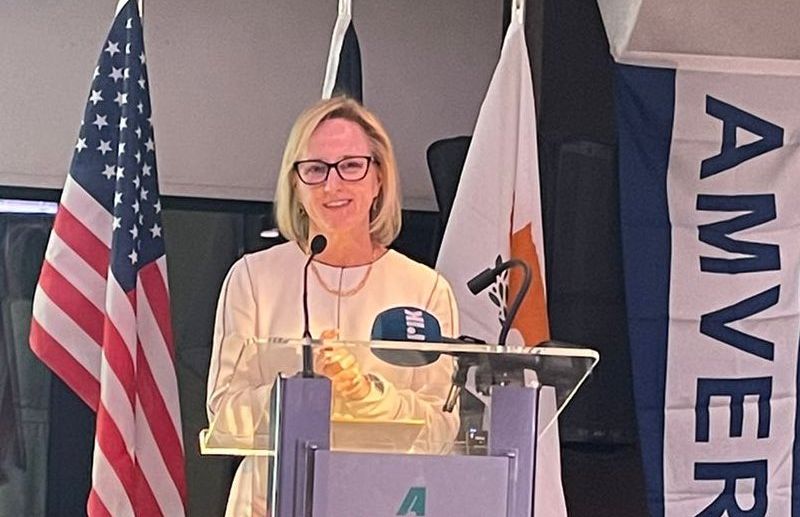 美國外交官戴維斯(Julie Davis)將出任駐基輔臨時代辦。 (圖:X@USAmbCy)