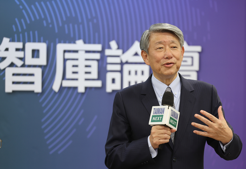 Taiwan Next前瞻國家智庫成立大會7日下午在台北張榮發基金會登場，經濟部長郭智輝（圖）應邀出席並致詞。(圖：中央社)