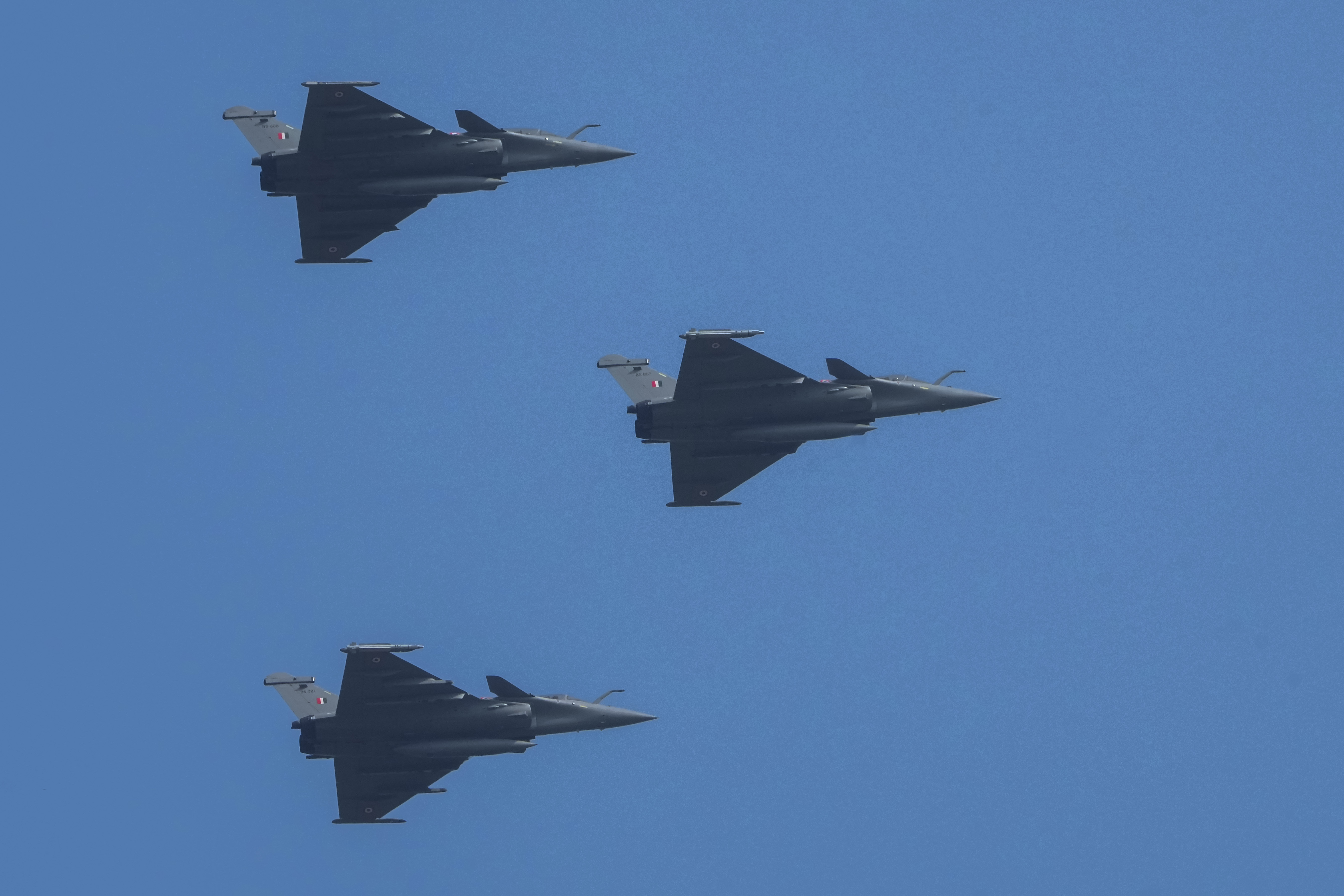 印度飆風戰機(Rafale)。示意圖。(資料照/美聯社/達志影像)