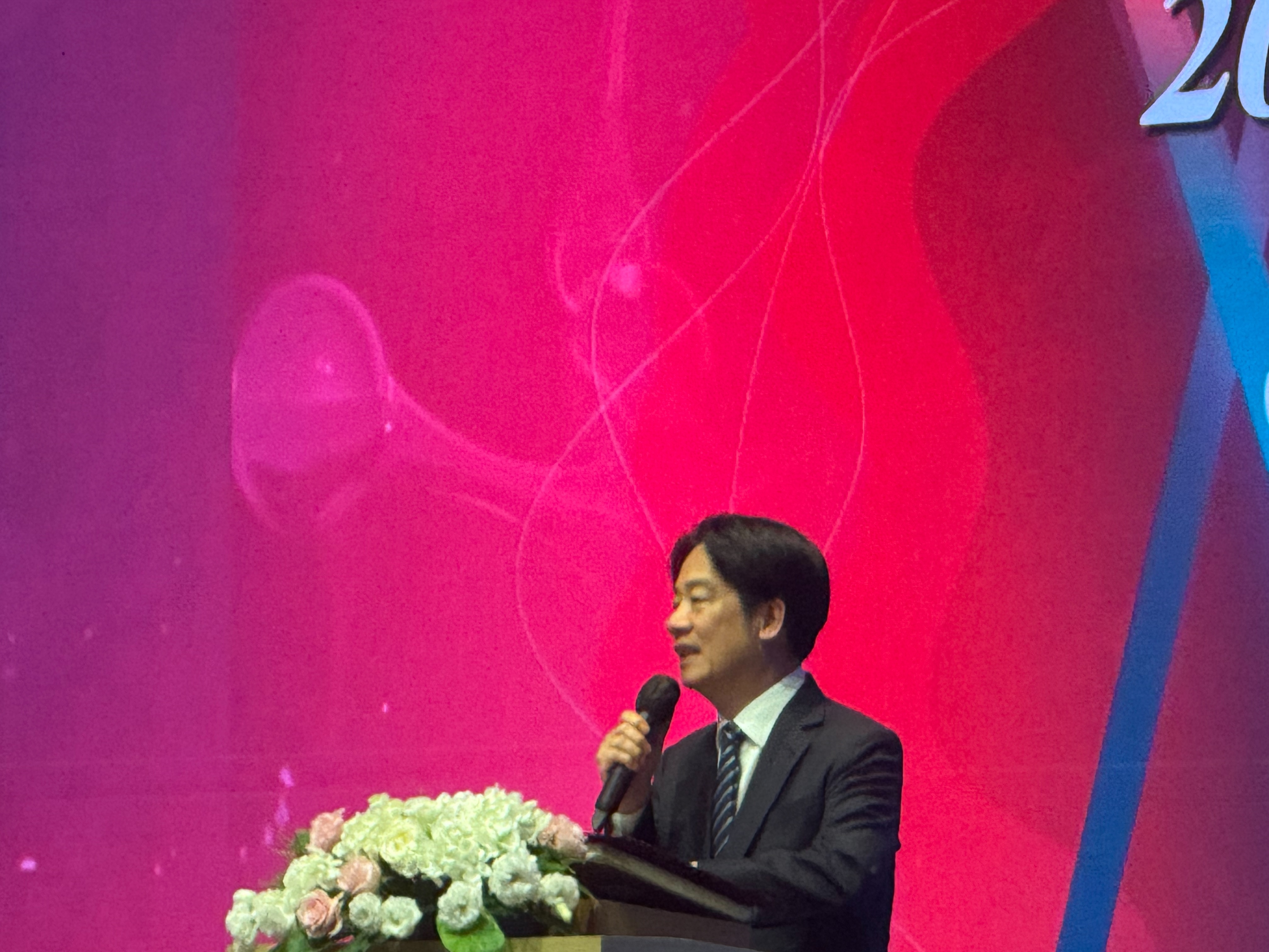 賴清德總統出席2025生策年會。（謝佳興 攝）