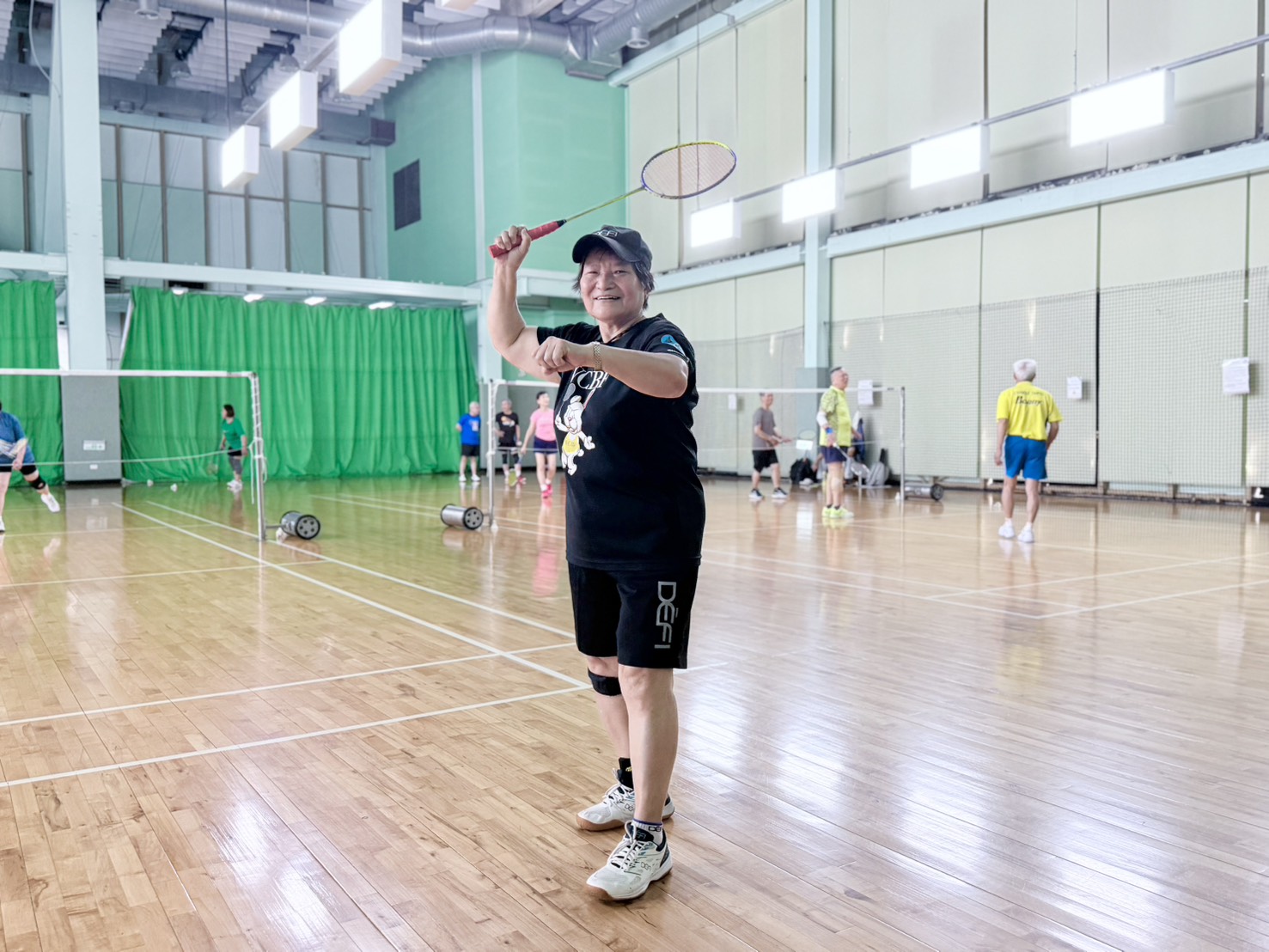 71歲的林說是台灣最早於本土贏得公開賽事冠軍的羽球運動員之一。(圖：世壯運官網)