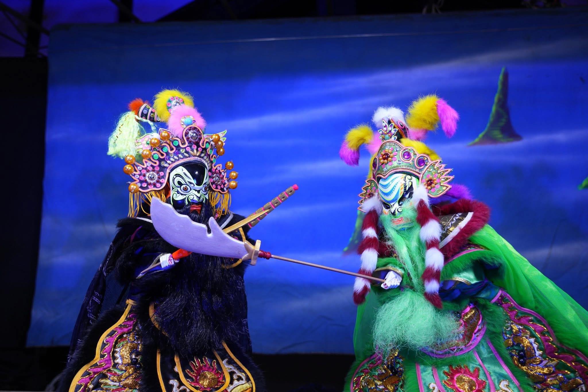 五洲勝義閣掌中劇團《大唐演義父子會》劇照(五洲勝義閣掌中劇團FB)