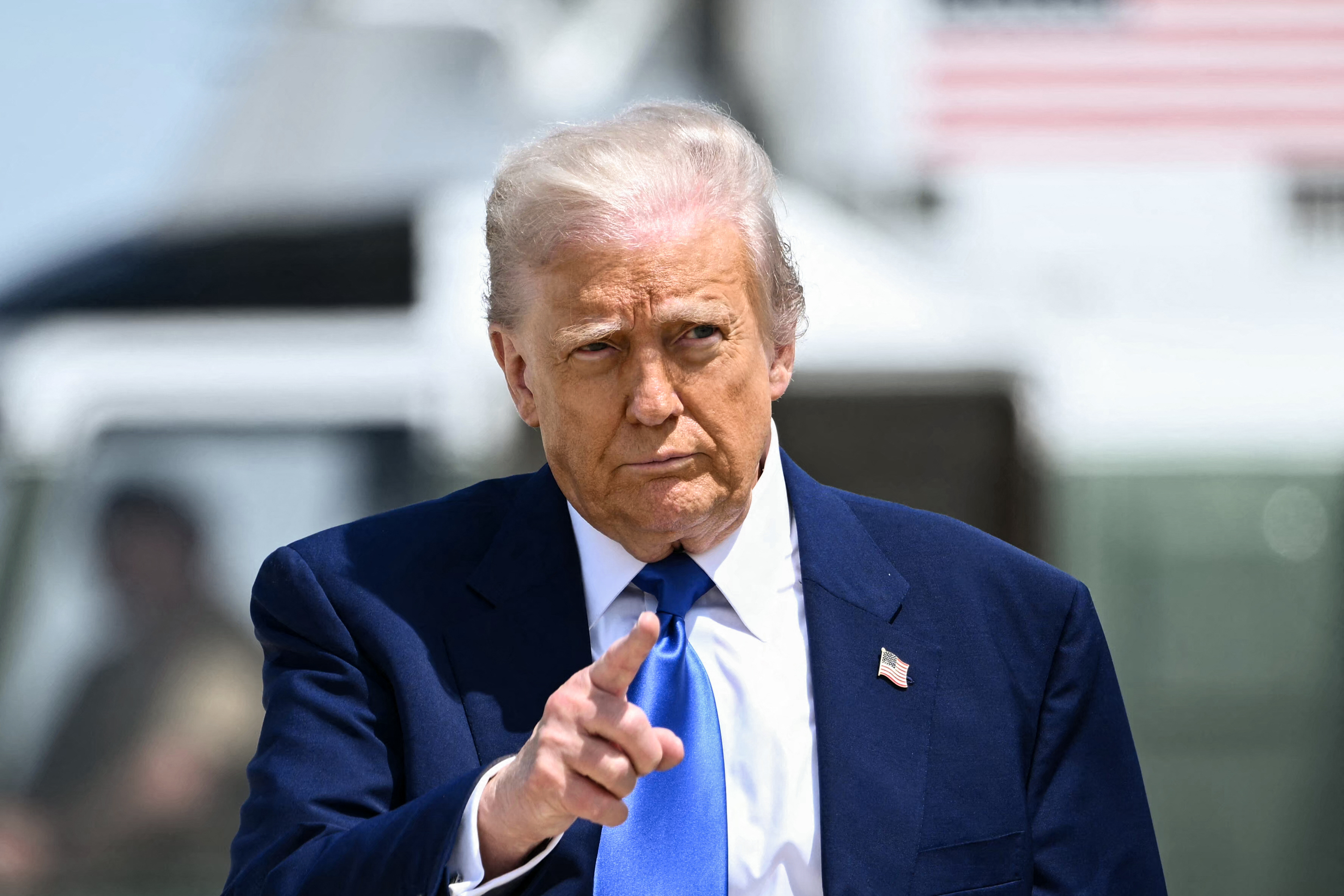 美國總統川普(Donald Trump)展開波斯灣地區訪問。(AFP)