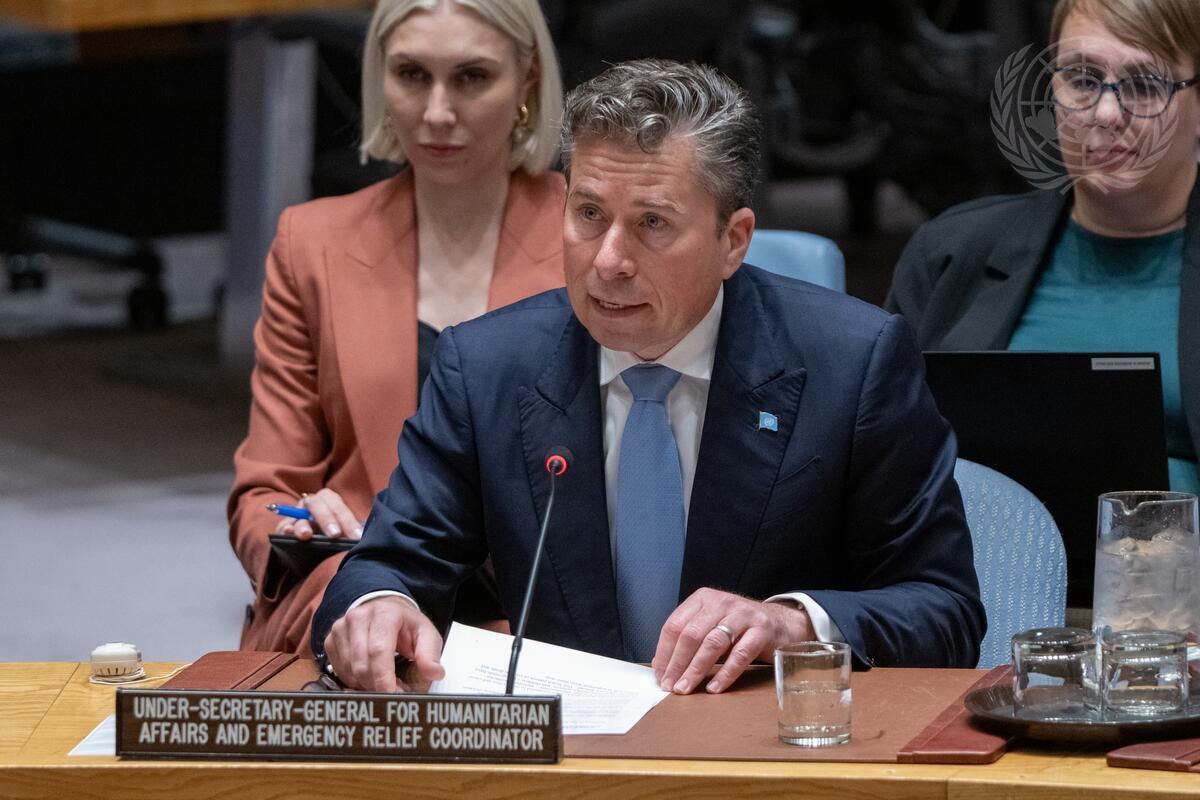 聯合國人道事務副秘書長佛萊徹(Tom Fletcher)。(UN Photo/Eskinder Debebe)