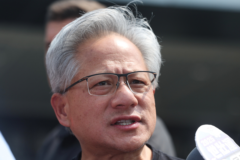 輝達執行長黃仁勳。資料照。(圖：中央社)