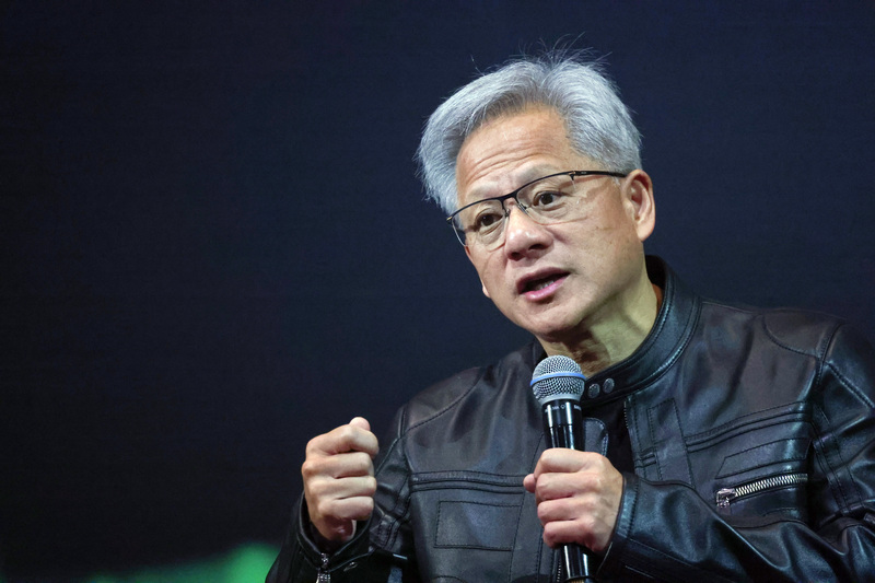 輝達(NVIDIA)執行長黃仁勳在專訪中提到，輝達將在台灣打造的人工智慧(AI)基礎設施，期盼台灣政府能提供更多能源。 (資料照：中央社)