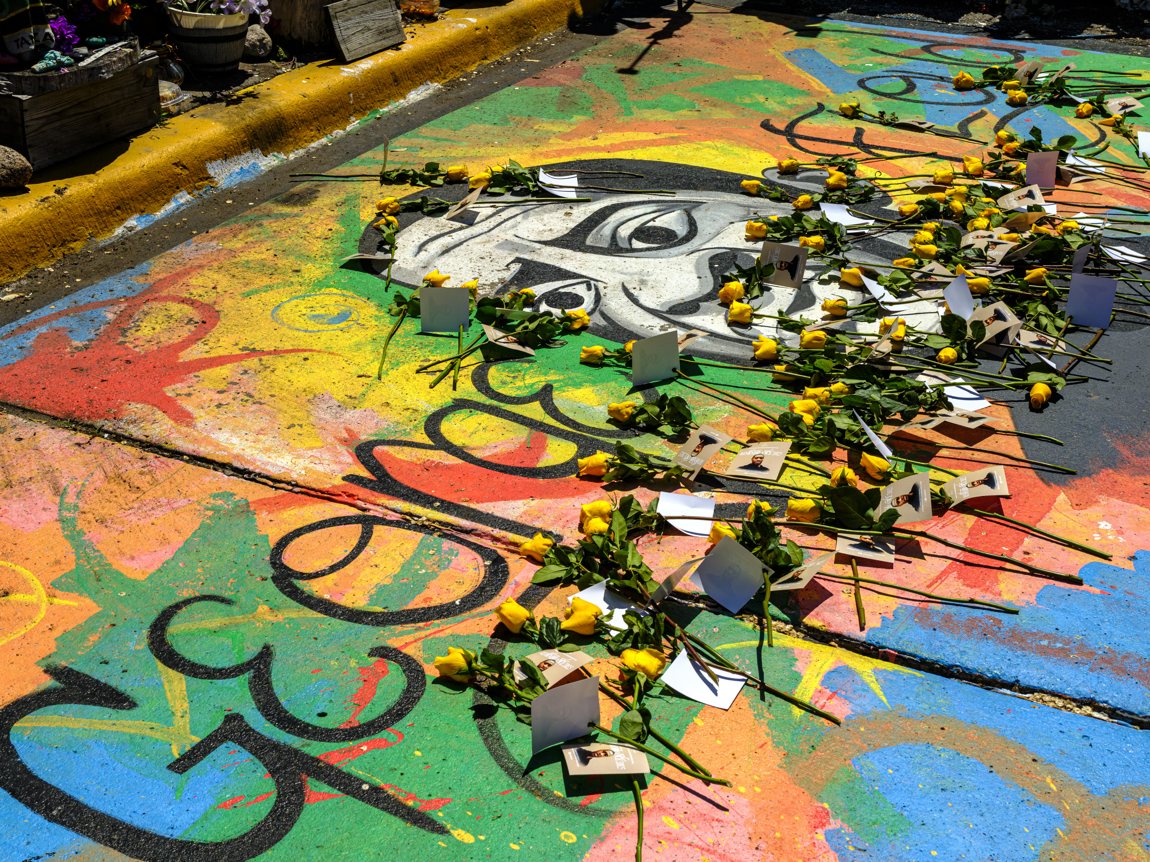 非裔男子佛洛伊德(George Floyd)被警察殺害5週年，位於明尼蘇達州明尼阿波利斯市(Minneapolis)的佛洛伊德廣場(George Floyd Square)，進行紀念他辭世週年的活動。(AFP)