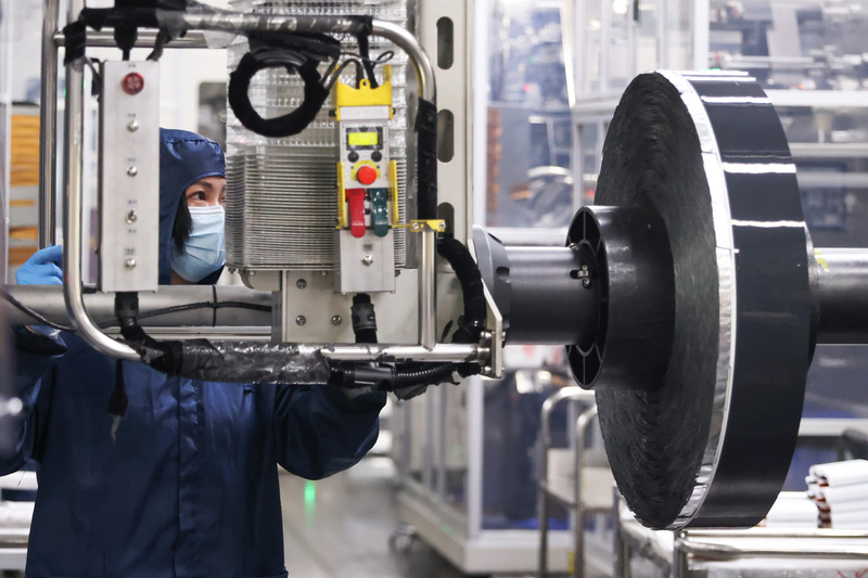 中國5月份的製造業採購經理指數(PMI)為49.5%，已連續兩個月處於景氣收縮區間。（中新社提供） (圖：中央社)