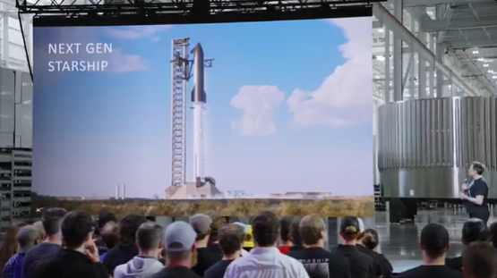 馬斯克(Elon Musk)29日透過SpaceX發布線上影片，詳細說明「星艦」的發展進度。(X平台/@SpaceX)