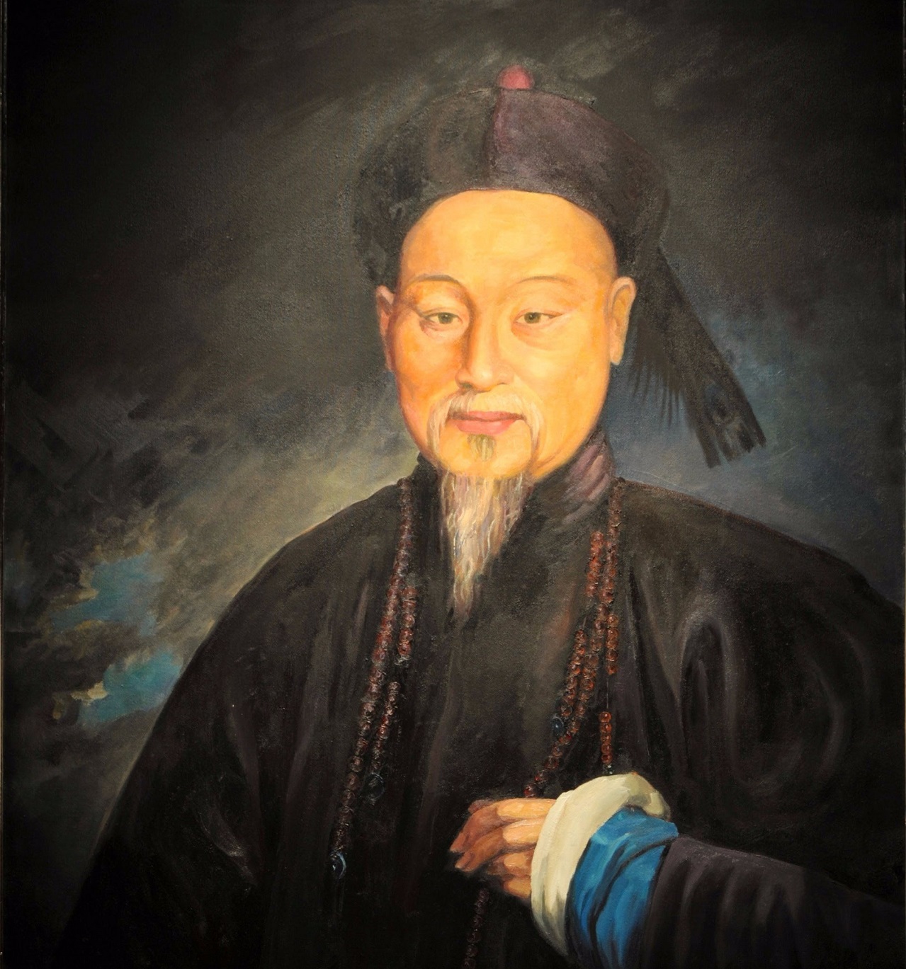圖為關喬昌所繪的林則徐畫像。(圖：維基百科)