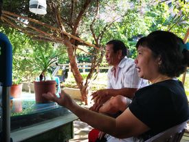徐里長和太太相當熱心公共事務，鼓勵新住民姊妹多交流