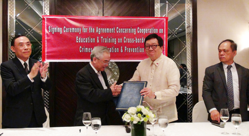 台菲簽署調查局執法合作協定