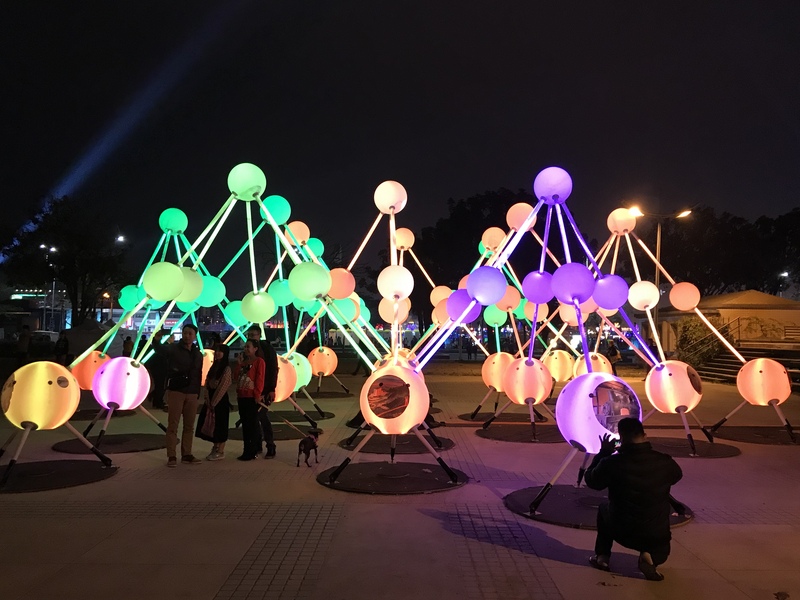 台灣燈會嘉義燈區 賴揆擊鼓開燈