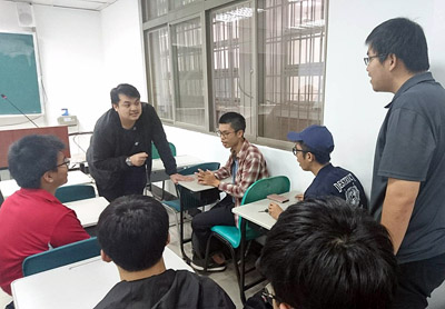 泰國湄州大學學生日前來台實習，圖為上課狀況。(屏東科大提供)