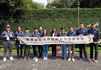 屏東科大邀請泰國湄州大學學生來台實習，圖為開訓典禮。(屏東科大提供)